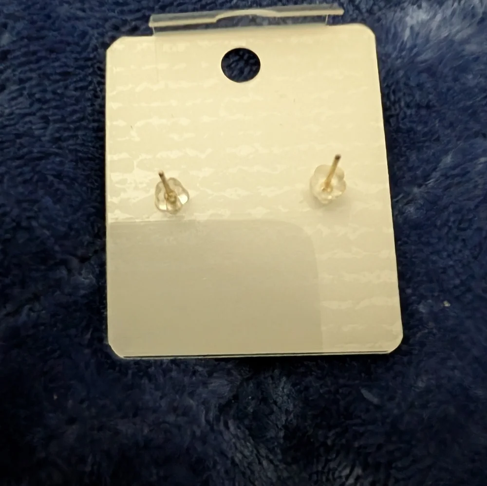 🦋 Gold and Black Geometric Earrings